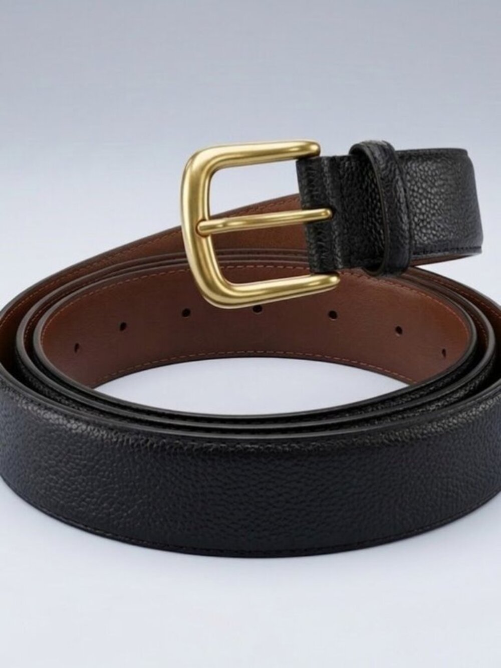 New, Vintage Coach Classic Pebble Grain Leather Belt - Picture 14 of 15